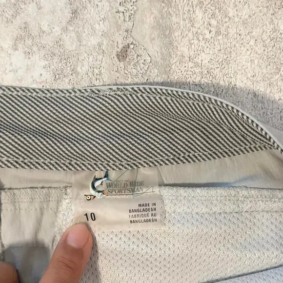 World Wide Sportsman Gray Cargo Shorts - Picture 3 of 6